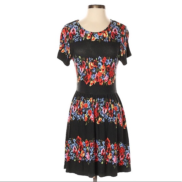 asos floral skater dress